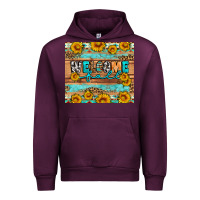 Mauve Wine Welcome fall Urban Hoodie - Artiststas