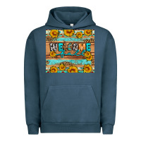 Pigment Midnight Navy Welcome fall Urban Hoodie - Artiststas