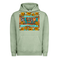 Pigment Oil Green Welcome fall Urban Hoodie - Artiststas
