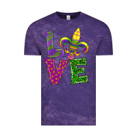 Cloud Purple mardi gras love Vintage Tee - RanaPortraitStore