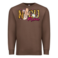 Chestnut Nicu Mama Premium Sweatshirt - CowhideDigitalArt