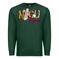 Sports Green Nicu Mama Premium Sweatshirt - CowhideDigitalArt