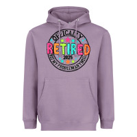 Lavender Officially Retired 2025 not my problem anymore Heavyweight Hoodie - CowhideDigitalArt