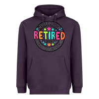 Plum Officially Retired 2025 not my problem anymore Heavyweight Hoodie - CowhideDigitalArt