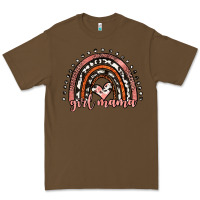 Cacao girl mama western leopard rainbow Premium Tee - JahusDesignShop