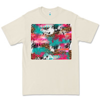 Bone leopard cowhide pink turquoise glitter Premium Tee - NancyCooperArtShop
