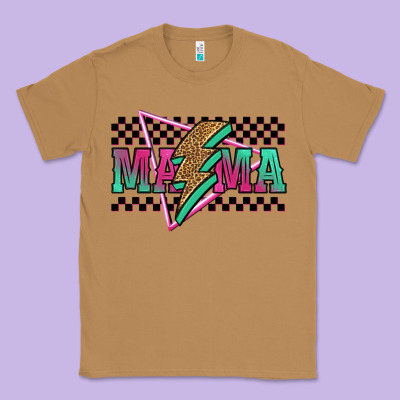 Mama Techno Lightning Bolt Classic Tee Designed By Jasminsmagicworld