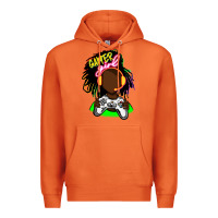 Carrot black gamer girl Premium Hoodie - FaDigitalArtStudio