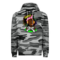 Slate Camo black gamer girl Premium Hoodie - FaDigitalArtStudio