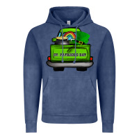 Vintage Denim St Patrick's Day Truck Vintage Hoodie - Bettercallsaul