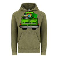 Vintage Olive St Patrick's Day Truck Vintage Hoodie - Bettercallsaul