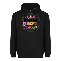 Black Principal Assistant Heavyweight Hoodie - CowhideDigitalArt