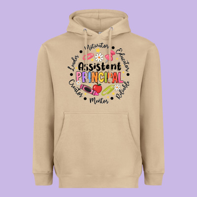 Principal Assistant Heavyweight Hoodie Designed By Cowhidedigitalart