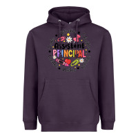Plum Principal Assistant Heavyweight Hoodie - CowhideDigitalArt