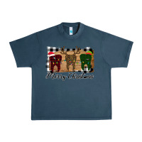 Midnight Navy Merry Christmas Teeth Urban Heavy Tee - Bettercallsaul