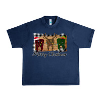 Navy Merry Christmas Teeth Urban Heavy Tee - Bettercallsaul