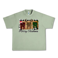 Oil Green Merry Christmas Teeth Urban Heavy Tee - Bettercallsaul