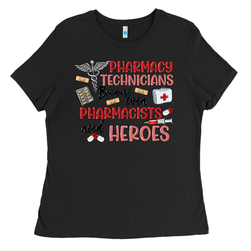 Pharmacy Technicians Ladies Tee by MaliasSmallBusiness | Teevron