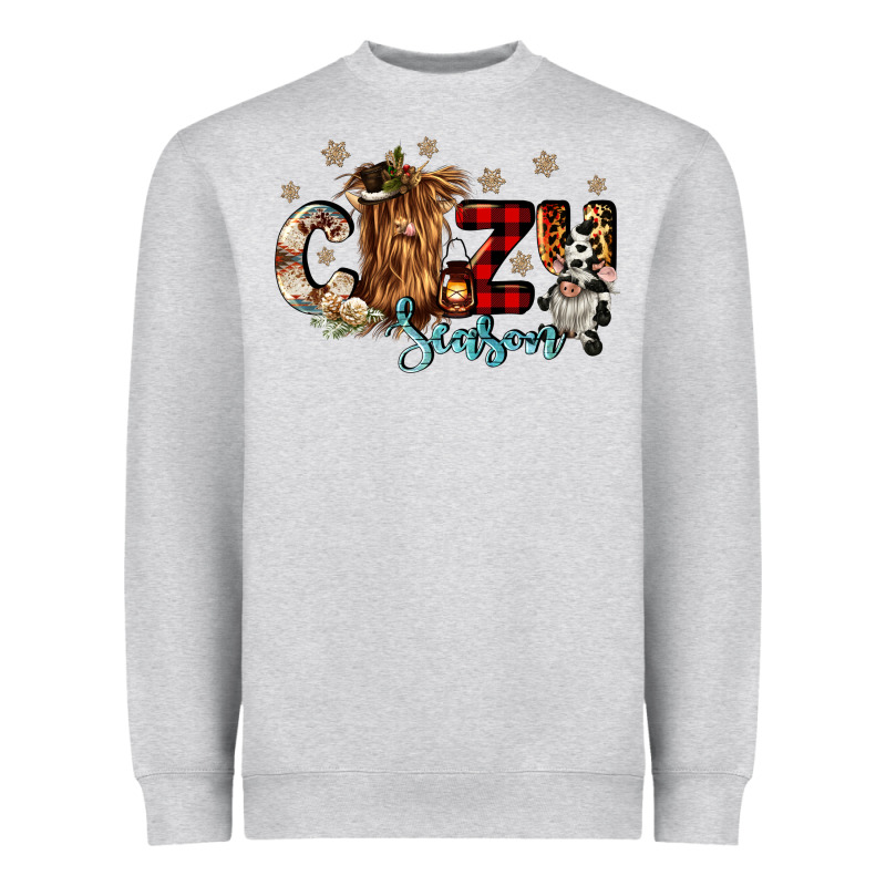 Cozy Season Heavyweight Sweatshirt by CowGirlArtShop | Teevron