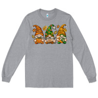 Heather Grey Fall Gnomes Long Sleeve Tee - texasbilliewilder