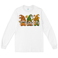 White Fall Gnomes Long Sleeve Tee - texasbilliewilder
