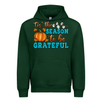 Forest Green Tis' the Season To Be Grateful Urban Hoodie - Artiststas