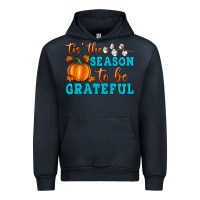 Navy Tis' the Season To Be Grateful Urban Hoodie - Artiststas