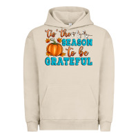 Pigment French Oak Tis' the Season To Be Grateful Urban Hoodie - Artiststas