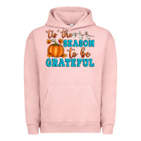 Pigment Salmon Tis' the Season To Be Grateful Urban Hoodie - Artiststas