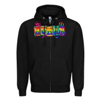 Black we are all human Zipper Hoodie - FaDigitalArtStudio