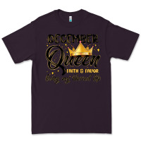 Plum december queen faith and favor living my blessed l Premium Tee - MaliasSmallBusiness
