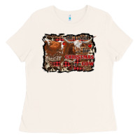 Bone all i want for christmas is a cow Ladies Tee - RanaPortraitStore