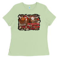 Matcha all i want for christmas is a cow Ladies Tee - RanaPortraitStore
