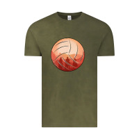 Vintage Olive Cowboy Sunset Volleyball Vintage Tee - Bettercallsaul