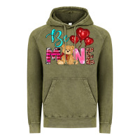Vintage Olive valentine's day be mine tedybear Vintage Hoodie - RanaPortraitStore