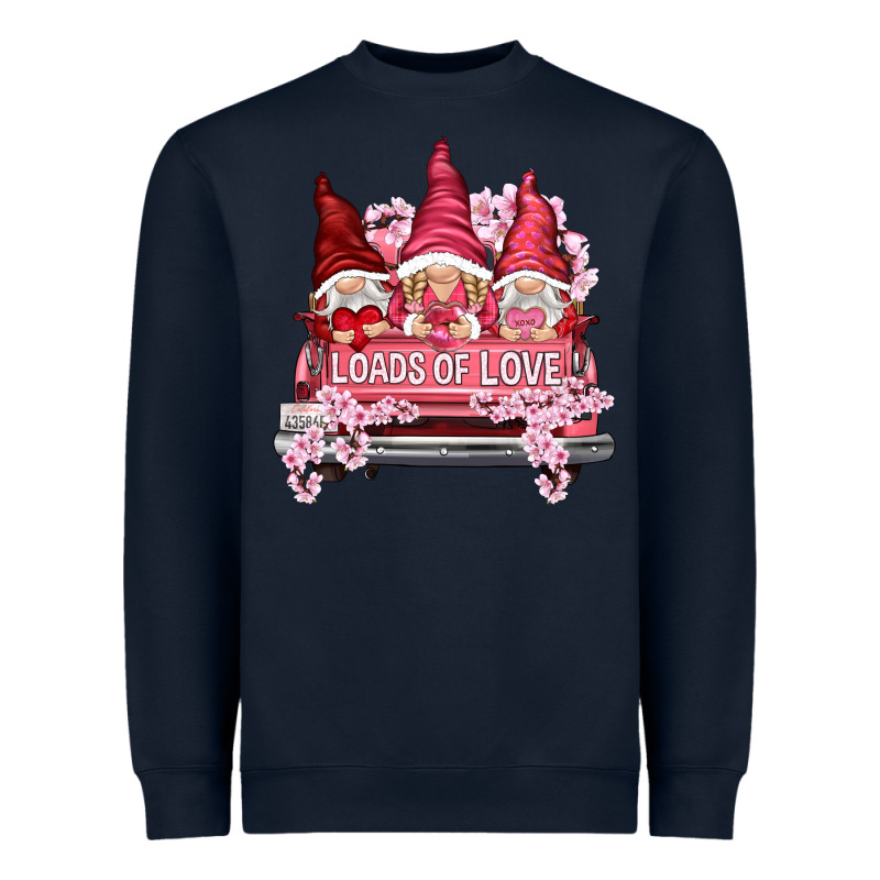 Loads Of Love With Flowers Valentine's Day Heavyweight Sweatshirt by HowdyJamesFarm | Teevron