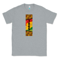 Heather Grey juneteenth pen wrap Classic Tee - BarkalooDesign