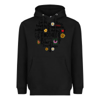 Black Mother Heavyweight Hoodie - CowhideDigitalArt