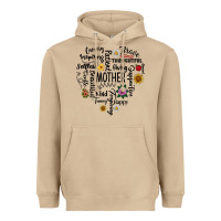 Mushroom Mother Heavyweight Hoodie - CowhideDigitalArt