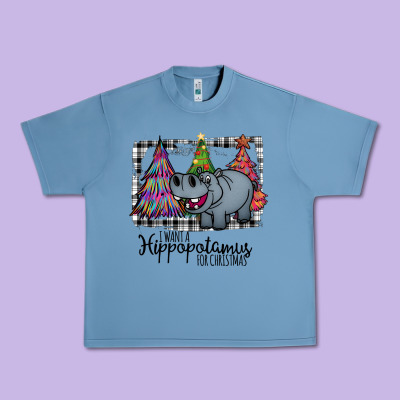I Want Hippopotamus For Christmas Urban Heavy Tee Designed By Bettercallsaul