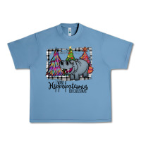 Pebble Blue I Want Hippopotamus For Christmas Urban Heavy Tee - Bettercallsaul