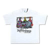 White I Want Hippopotamus For Christmas Urban Heavy Tee - Bettercallsaul