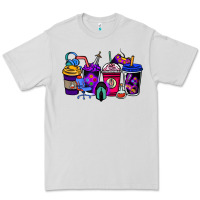 Dove Grey gaming coffee cups Premium Tee - NancyCooperArtShop