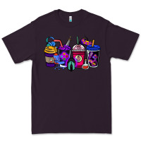 Plum gaming coffee cups Premium Tee - NancyCooperArtShop