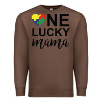 Chestnut one lucky mama Premium Sweatshirt - CowhideDigitalArt