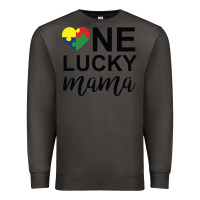 Smoke one lucky mama Premium Sweatshirt - CowhideDigitalArt