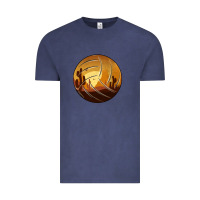 Desert Cactus Sunset Volleyball Vintage Tee | Teevron
