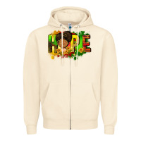 Sandshell Hope Juneteenth Zipper Hoodie - FaDigitalArtStudio