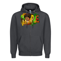 Smoke Hope Juneteenth Zipper Hoodie - FaDigitalArtStudio