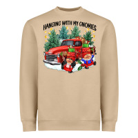 Mushroom hanging with my gnomies Heavyweight Sweatshirt - CowGirlArtShop